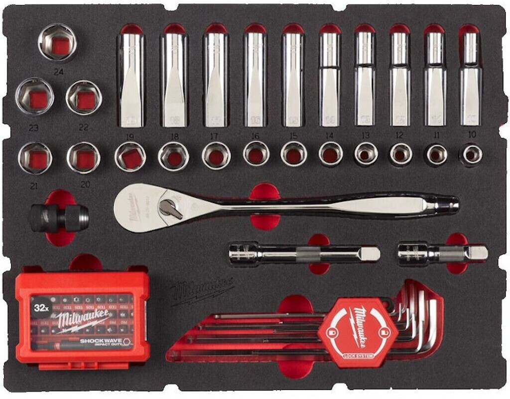 Milwaukee PACKOUT Einlage Ratschen u. Schlüssel Milwaukee PACKOUT Einlage Ratschen u. Schlüssel