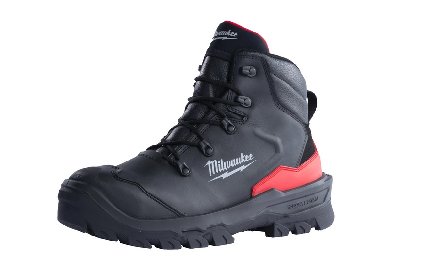Milwaukee ARMOURTRED S3S Sicherheits-Schnürstiefel Leder schwarz