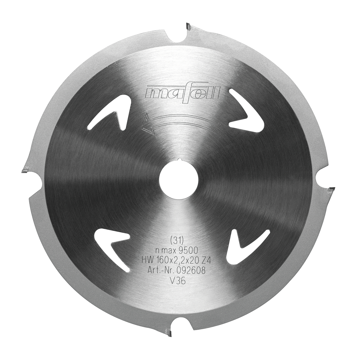 Mafell Sägeblatt-DT, 160 x 1,6/2,2 x 20mm, Z4, FZ, Abrasive Materialien