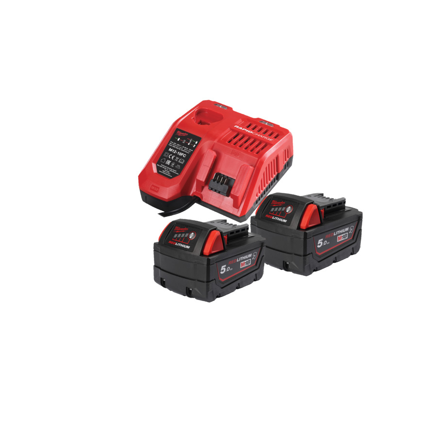 Milwaukee M18NRGCR-502 18V Starterset 4932479831