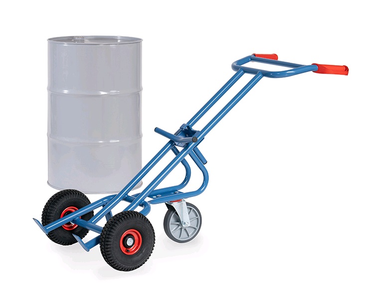 Fetra_Fetra_Fasskarre_mit_Luftbereifung_und_Stuetz-Lenkrolle_fuer_200_Liter_Faesser_1072 Fetra Fasskarre mit Luftbereifung und Stütz-Lenkrolle für 200 Liter Fässer 1072