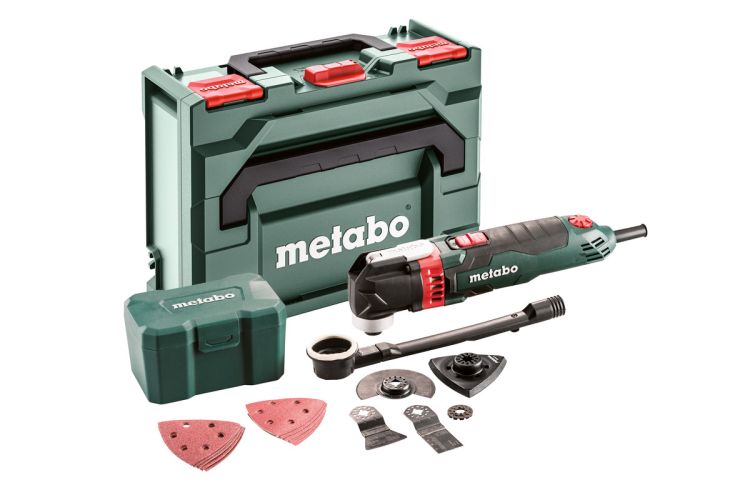 Metabo Multitool MT 400 Quick Set (601406500); für Holz; metaBOX 145