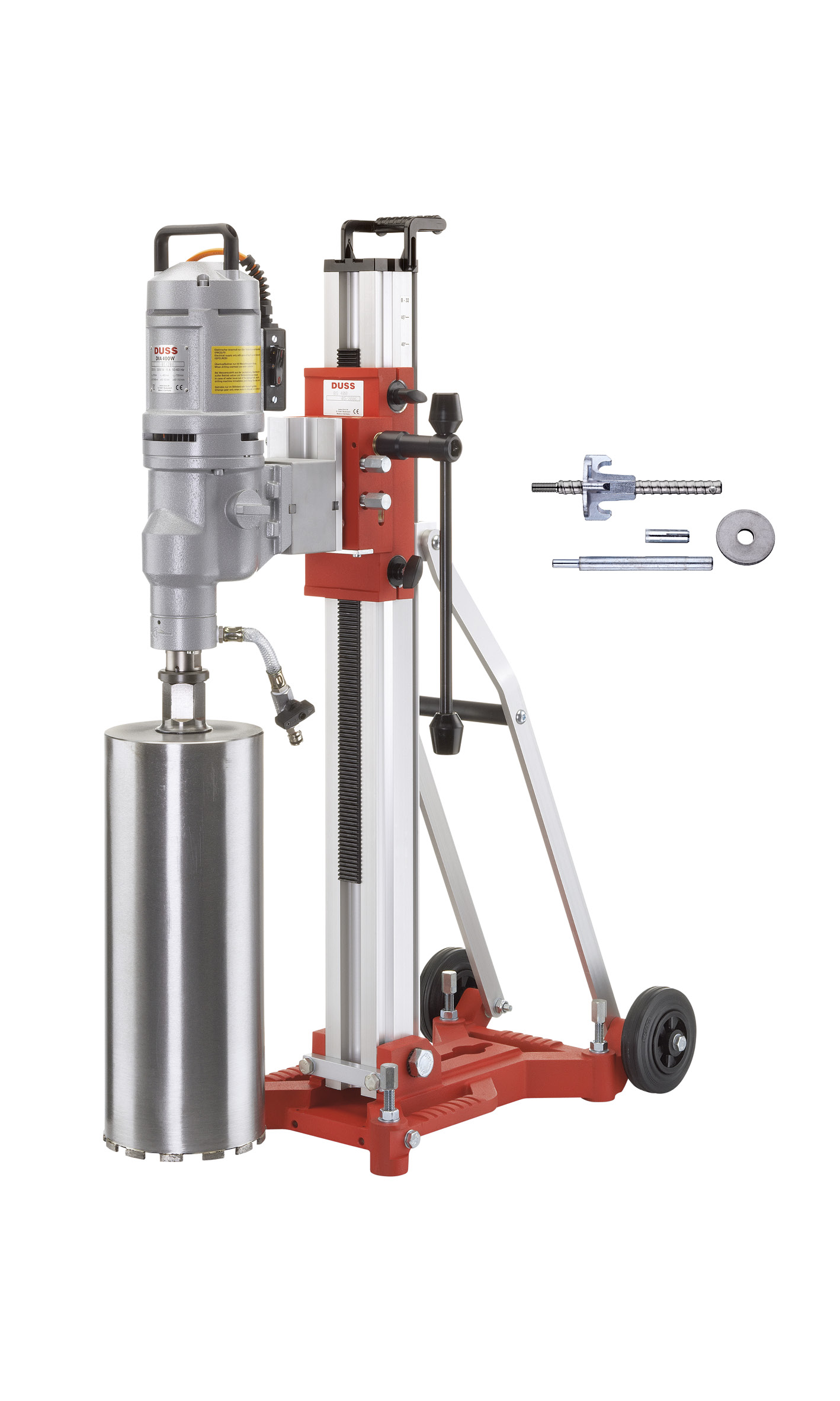Duss Diamantbohrmaschine DIA400W SET inkl Bohrständer BS 400 & Befestigungsset BFS 2 Duss Diamantbohrmaschine DIA400W SET inkl Bohrständer BS 400 & Befestigungsset BFS 2