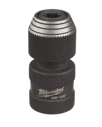 Milwaukee Bitadapter SHOCKWAVE 50 mm 3/8" Vierkant auf 1/4" Sechskant