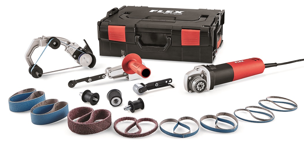 Flex BRE 8-4 INOX Set 230/CEE Rohr Bandschleifer