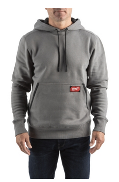 Milwaukee leichter Arbeits-Kapuzen-Pullover grau WHMWGR-S