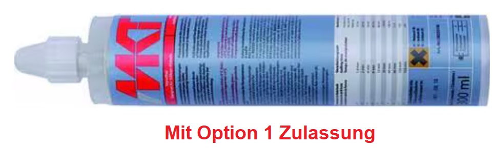Verbundmörtel 300ml mit Zulassung Zulassung Option 1 für Sillikonpistole