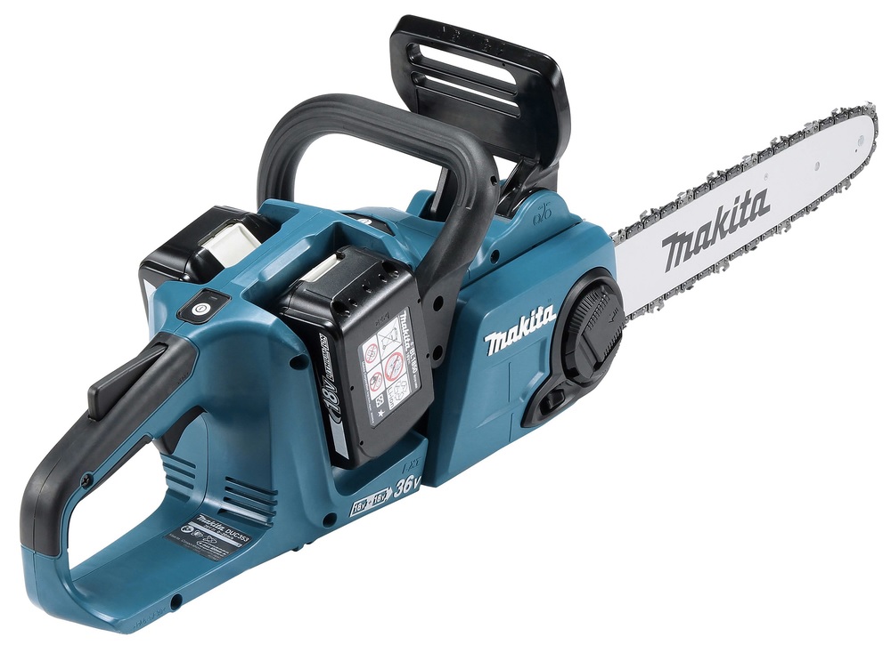 Makita Akku-Kettensäge DUC353PG4 inkl. 4x BL1860B, Doppel- Schnellladegerät
