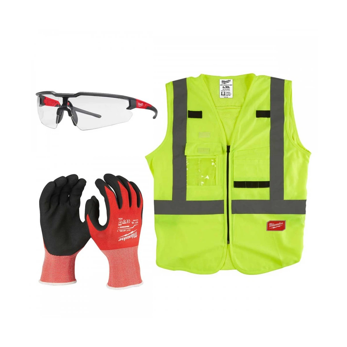Milwaukee PSA 3-tlg. Starter-Set Hi-Vis Milwaukee PSA 3-tlg. Starter-Set Hi-Vis
