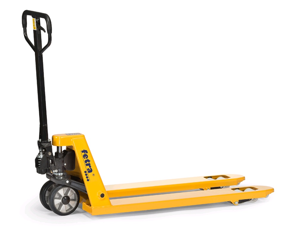 Fetra Gabelhubwagen mit 2500 kg Tragkraft und einer Elastic-Vollgummi Bereifung 2116 Fetra Gabelhubwagen mit 2500 kg Tragkraft und einer Elastic-Vollgummi Bereifung 2116