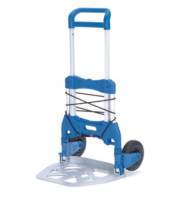 Fetra klappbarer Paketroller mit einer Tragkraft von 250 kg und Lufträdern 1735