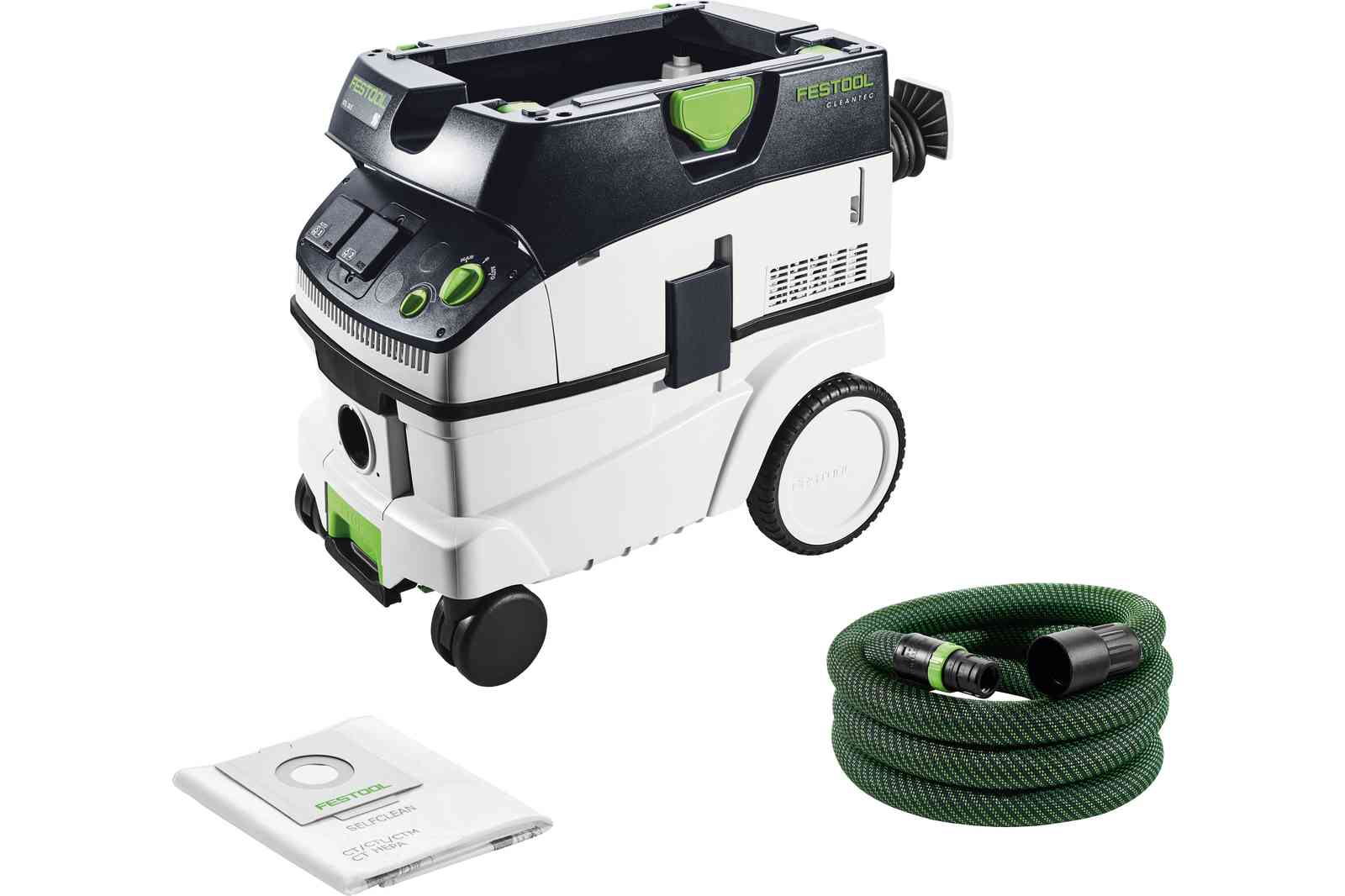Festool Absaugmobil CLEANTEC CTL 26 E SD E/A, 26 Liter, 1200 Watt, Staubklasse L