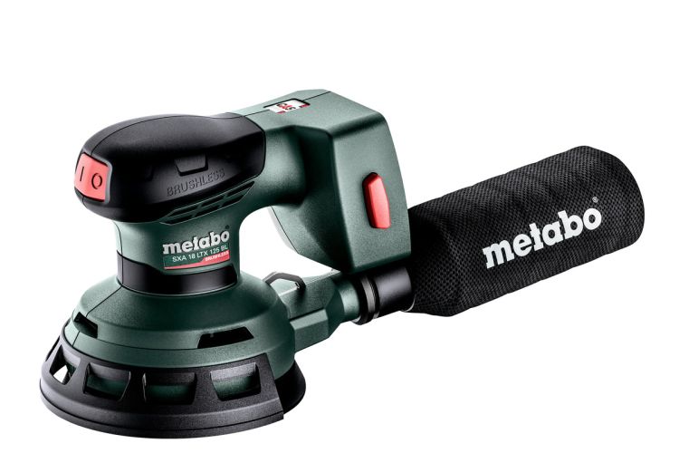 Metabo Akku-Exzenterschleifer SXA 18 LTX 125 BL (600146840); mit 125 mm Schleifteller; metaBOX 215