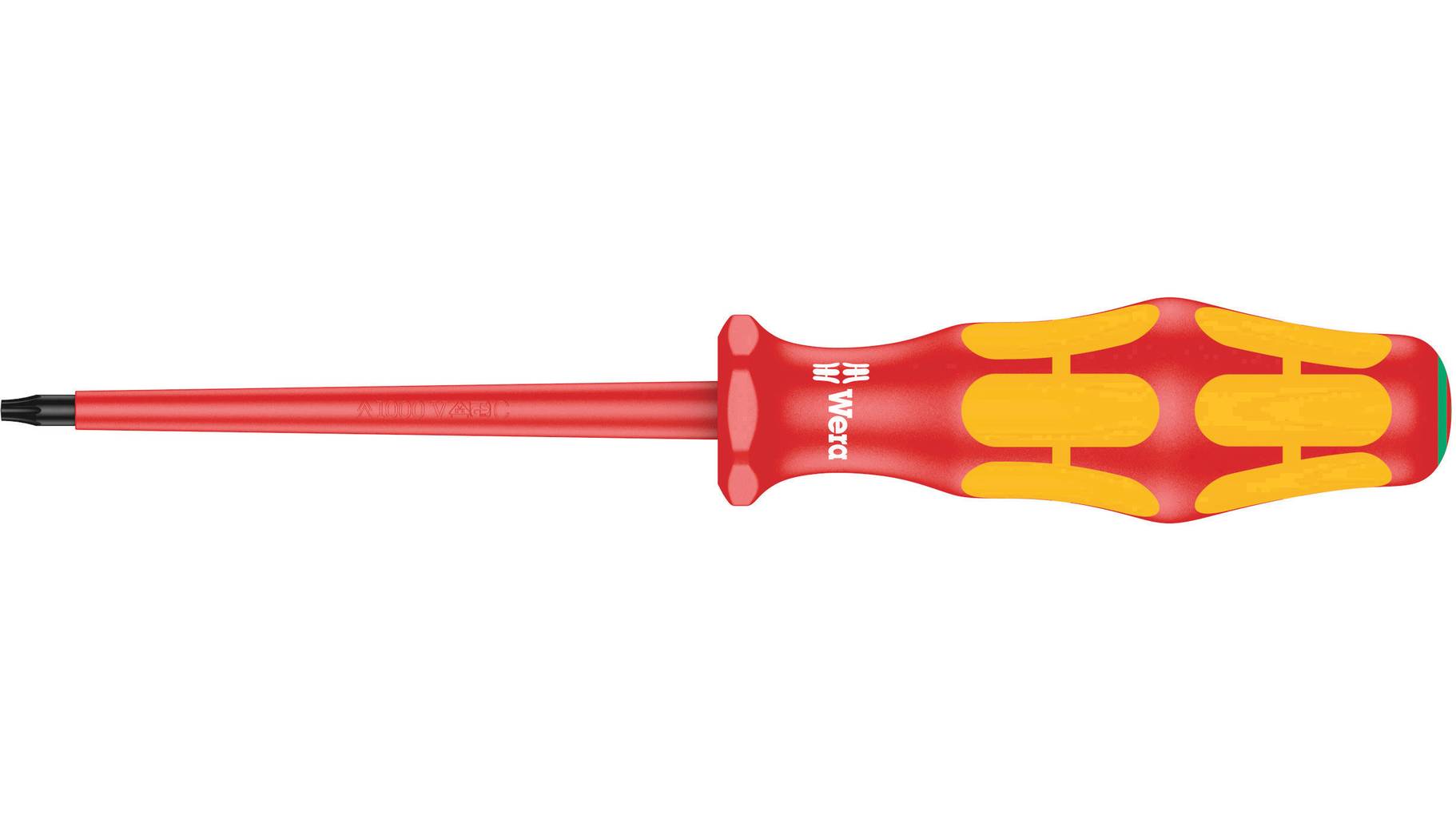 WERA TORX-Schraubendreher, VDE-isoliert 1000 V Nr. 167 i, T8 x 80 mm WERA TORX-Schraubendreher, VDE-isoliert 1000 V Nr. 167 i, T8 x 80 mm