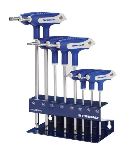 PROMAT Schraubendrehersatz mit Quergriffen PROMAT Schraubendrehersatz mit Quergriffen