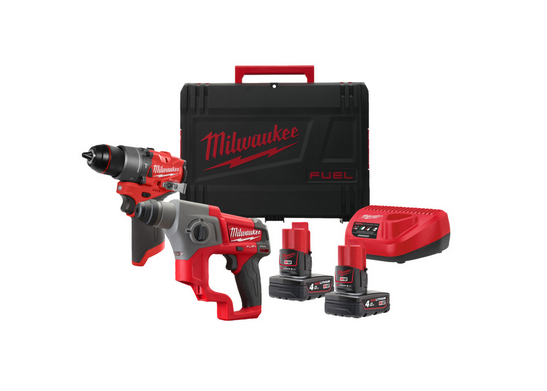 Milwaukee M12FPP2F2-402X Akkuwerkzeuge-Set 4933480590