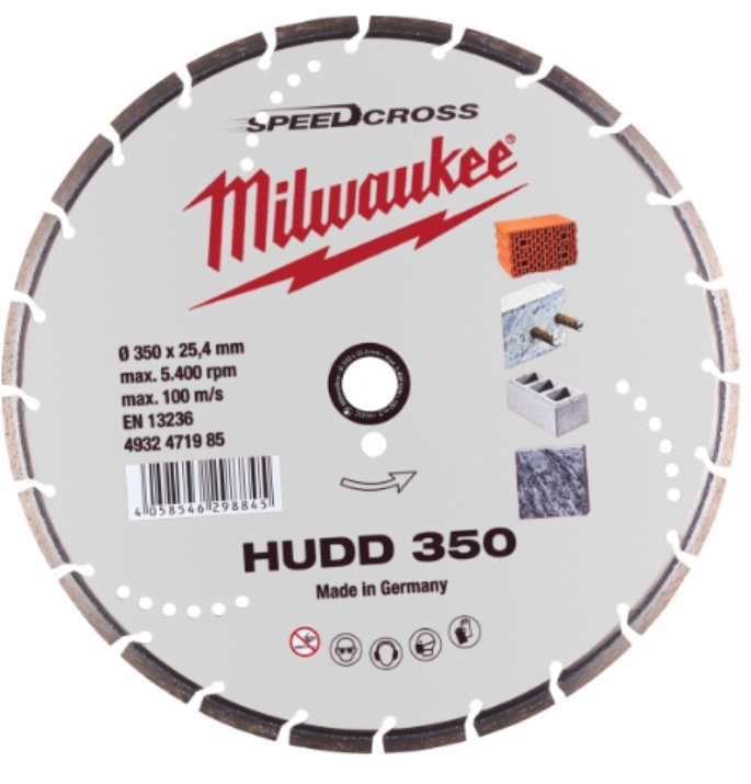 Milwaukee Speedcross Diamanttrennscheibe 350 mm