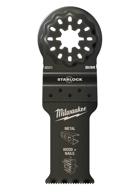 Milwaukee Multitool Starlock Bi-Metall Tauchsägeblatt 28x47 mm Multimaterial