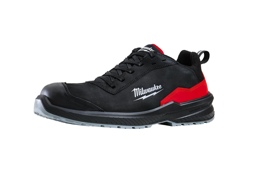 Milwaukee FLEXTRED S3S Sicherheits-Halbschuh Leder schwarz Größe 36 - 48