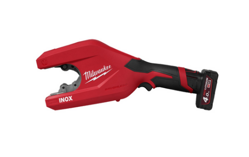 Milwaukee M12PCSS54-402C Akku-Rohrabschneider 2x 12V 4AH Akku, Ladegerät C12C im Koffer