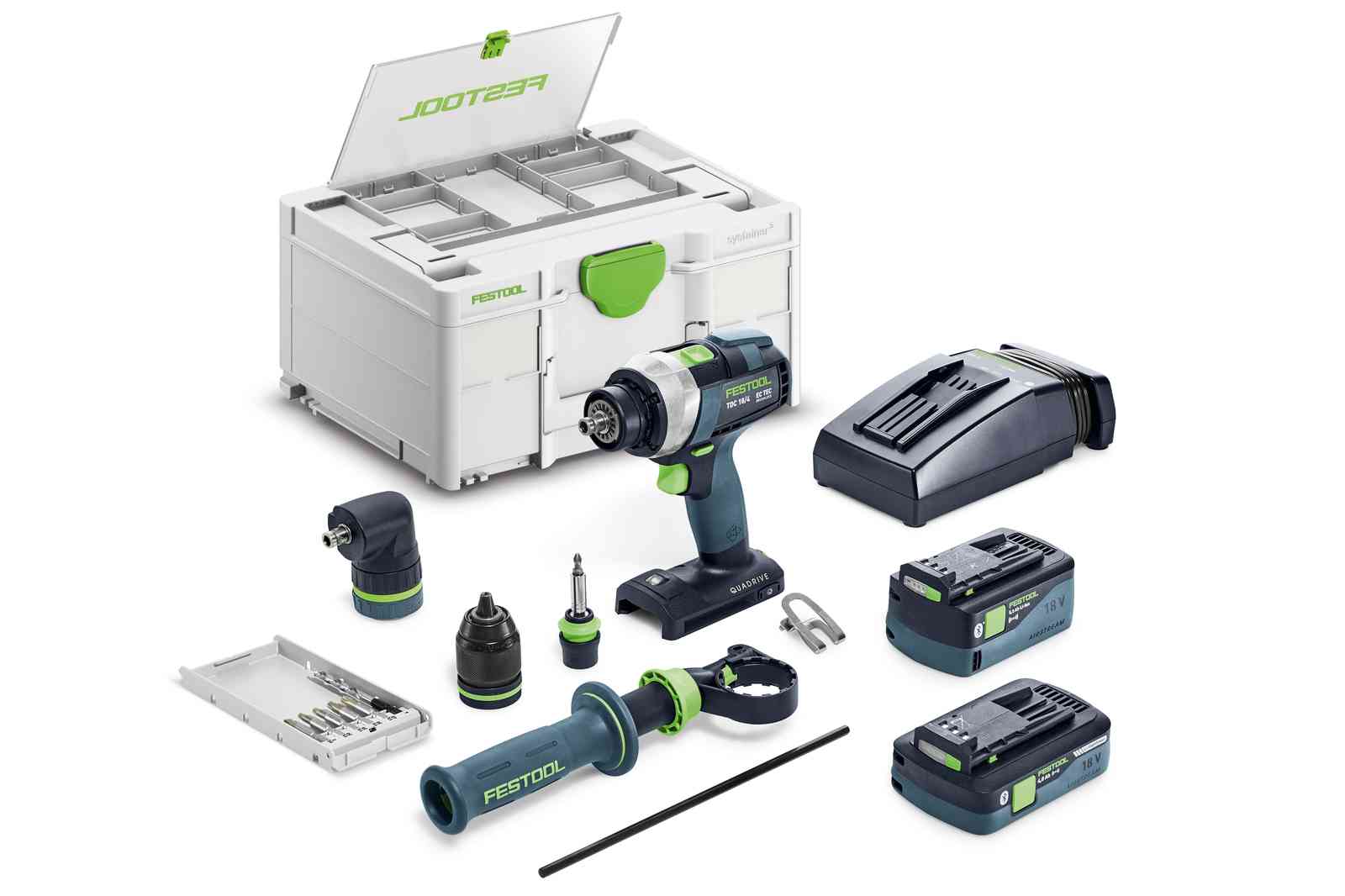Festool Akku-Bohrschrauber TDC 18/4 5,0/4,0 I-Set QUADRIVE Festool Akku-Bohrschrauber TDC 18/4 5,0/4,0 I-Set QUADRIVE