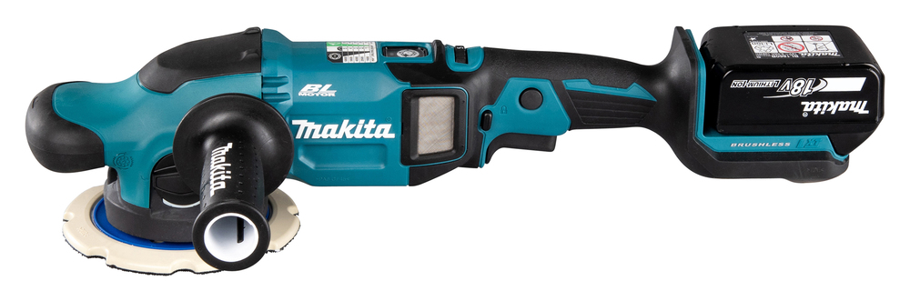 Makita Akku-Exzenterpolierer 18V inkl. Durchmesser Schleifscheibe 150 mm, Leerlaufdrehzah