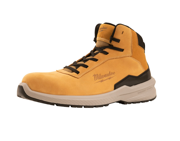 Milwaukee FLEXTRED S3S Sicherheits-Schnürstiefel Leder braun Größe 36 - 48