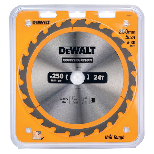 Dewalt Kreissaegeblatt Stat. 250/30mm 24WZ DT1956-QZ