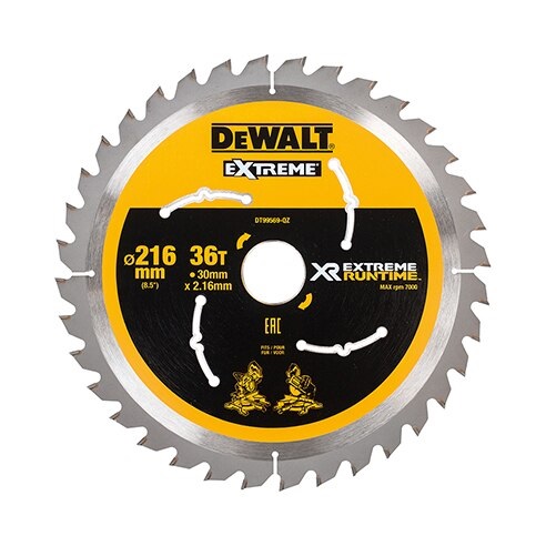 DeWalt XR Extreme Runtime Kreissägeblatt Akku 216/30mm 36WZ/FZ DT99569