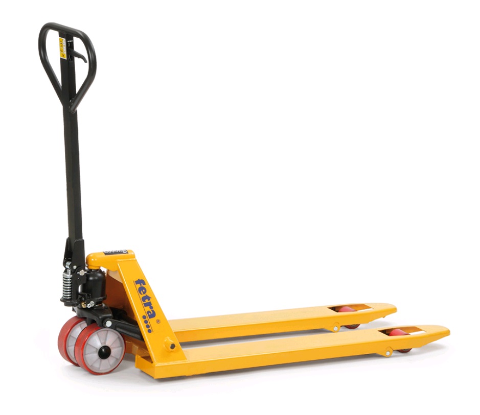 Fetra Gabelhubwagen mit 2000 kg Tragkraft und einer Polyurethan Bereifung 2114 Fetra Gabelhubwagen mit 2000 kg Tragkraft und einer Polyurethan Bereifung 2114