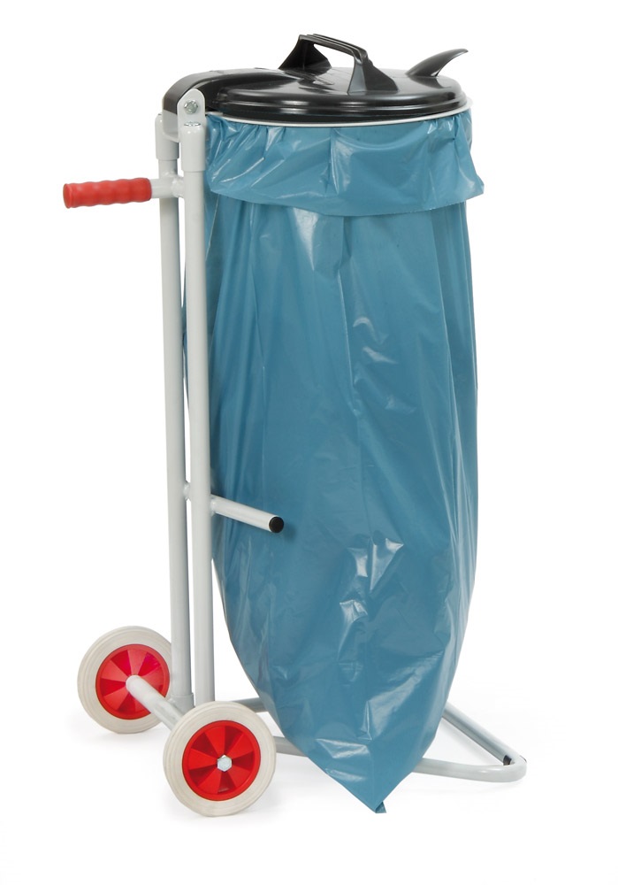 Fetra_Fetra_Abfallsammler_mit_2_Standfuessen_und_2_Vollgummiraedern_1386 Fetra Abfallsammler mit 2 Standfüßen und 2 Vollgummirädern 1386