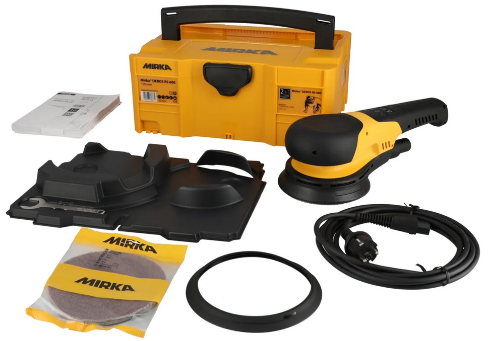 MIRKA-Elektro-Exzenterschleifer DEROS RS600 Case 