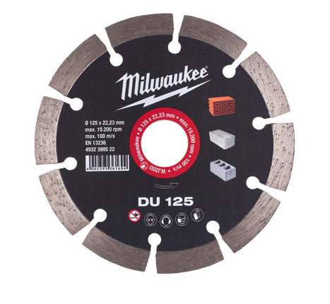 Milwaukee Diamanttrennscheibe DU 125 mm Universal
