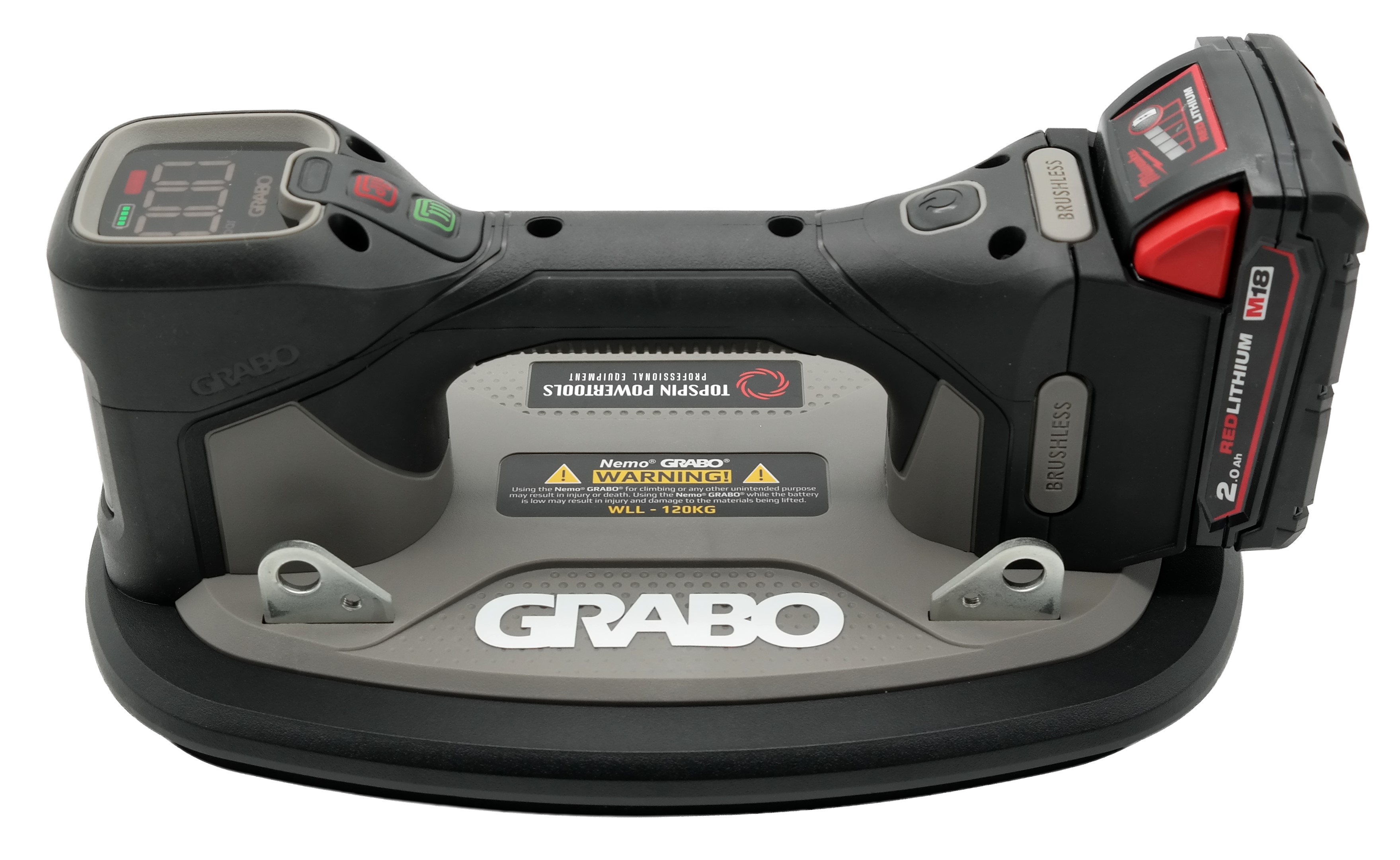 GRABO Brushless für Milwaukee18V Akku in Tanos Systainer