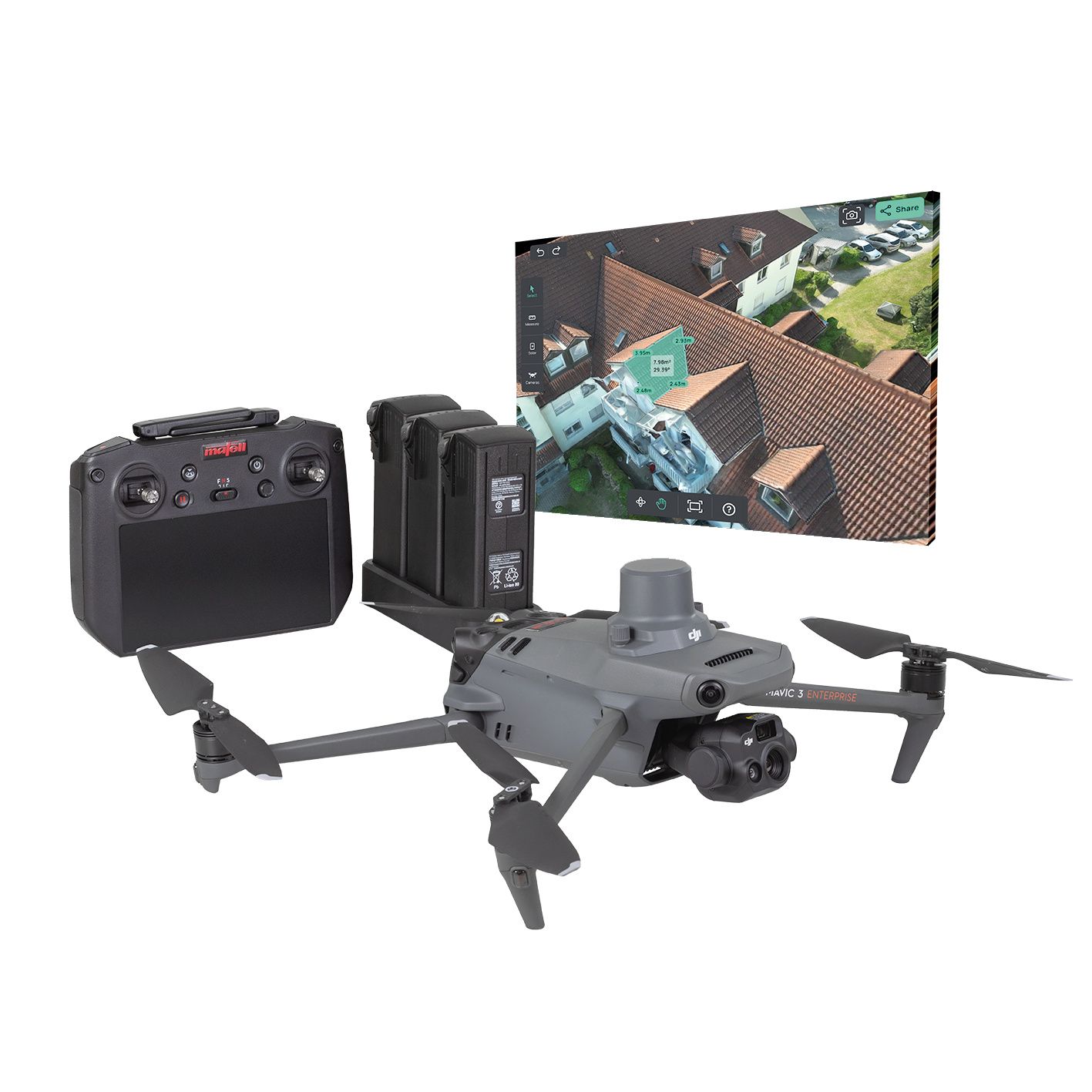 Mafell Dachvermessung VERSUM FLY KIT 4 Starterpaket