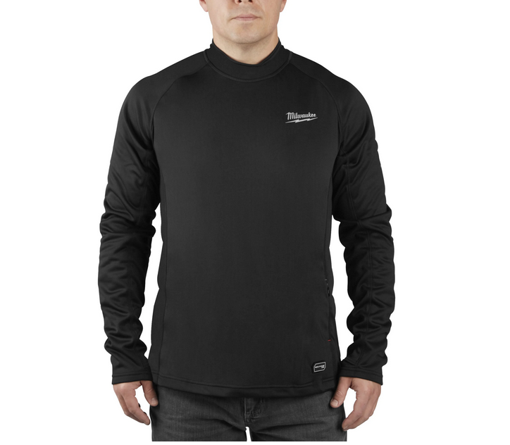 Milwaukee (S) USB-Akku-Heiz-Langarmshirt L4HBLB-301, inkl. L4B3 RED LITHIUM Akku u. Ladekabel