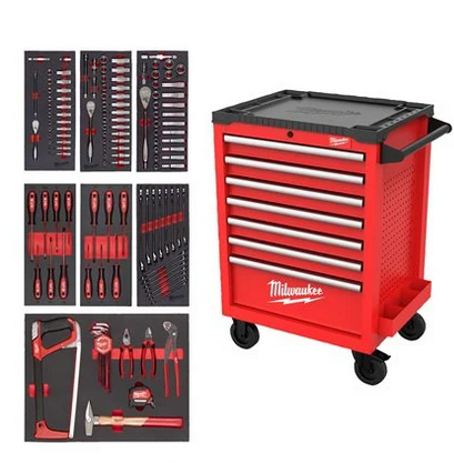 Milwaukee 27" / 69 cm TOOLGUARD Werkstattwagen 131-teilig