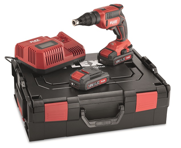 Flex DW 45 18.0-EC/2.5 Set Akku Trockenbauschrauber Flex DW 45 18.0-EC/2.5 Set Akku Trockenbauschrauber