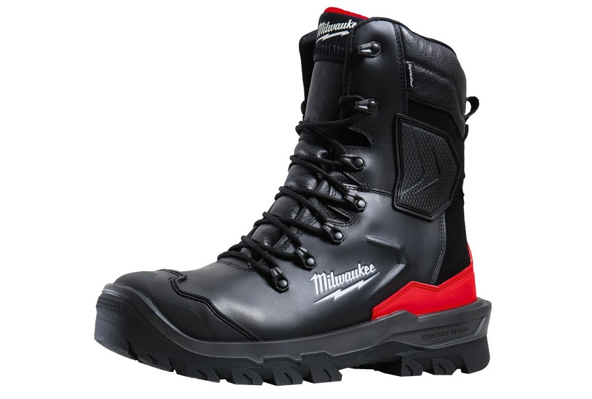 Milwaukee ARMOURTRED S7S Sicherheits-Schnürstiefel Hoch Leder Schwarz