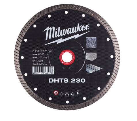 Milwaukee Diamanttrennscheibe DHTS 230 mm Hart, dünn, geschlossen