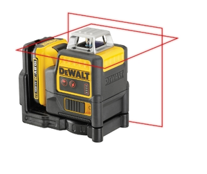 Dewalt Linienlaser 2x360Grad, rot, 10,8 V/2Ah DCE0811D1R-QW