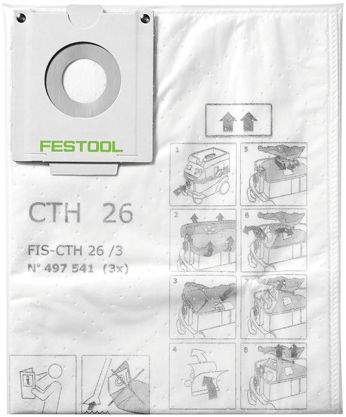 Festool Sicherheitsfiltersack FIS-CTH 26/3 (3 Stück)