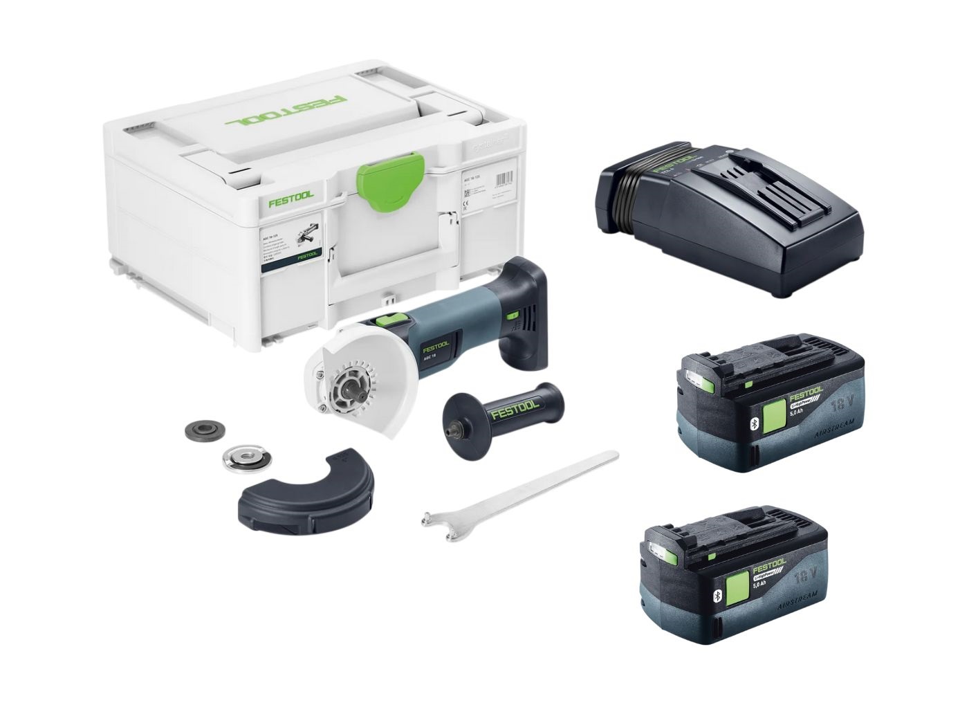 Festool Akku-Winkelschleifer AGC 18-125 5,0 EBI-Plus