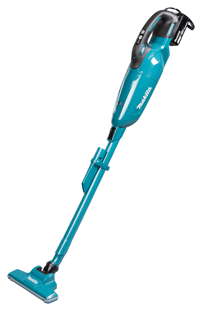 Makita Akku-Staubsauger 18V inkl. Schnellladegerät Unterdruck 82 mbar, Behältervolumen 0,75 l, Laufze