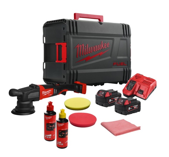 Milwaukee FUEL™ Akku-Exzenter Polierer M18FROP15-502XKIT Milwaukee FUEL™ Akku-Exzenter Polierer M18FROP15-502XKIT