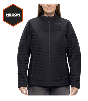 Milwaukee M12 HPJLBL3-0 12 V Akku-Heiz-Steppjacke Damen schwarz, ohne Akku