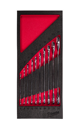 Milwaukee Doppel-Maulschlüssel Einlage 10 TLG Milwaukee Doppel-Maulschlüssel Einlage 10 TLG