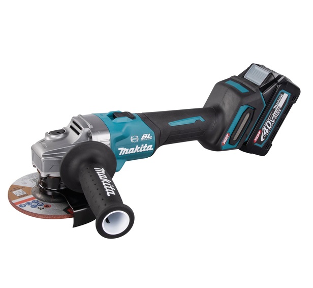 Makita GA005GM201 Akku-Winkelschleifer XGT 40V inkl. 2 Akkus + Ladegerät