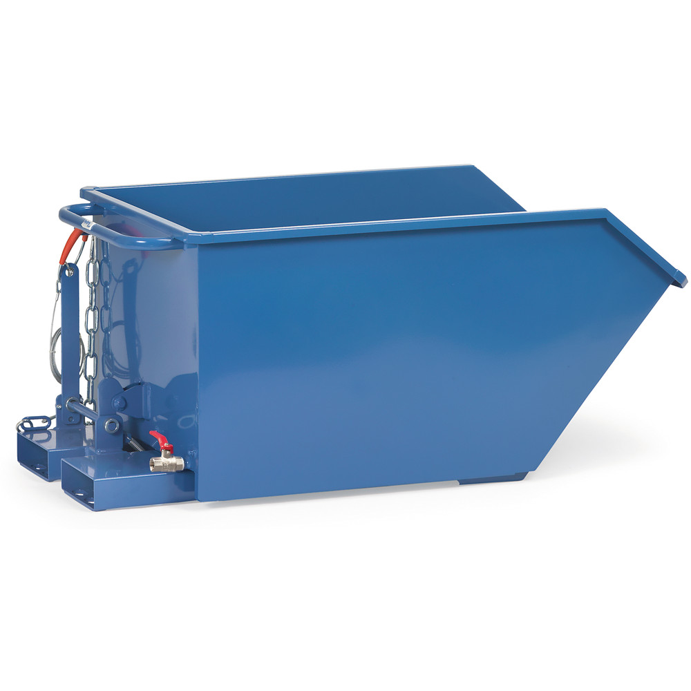 Fetra Kippbehälter 6275 mit ABLASSHAHN Kastenmaße 1.164 x 1.241 x 598 mm