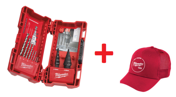 Milwaukee Metall- & Stufenbohrer Set 10 TLG. Milwaukee Metall- & Stufenbohrer Set 10 TLG.